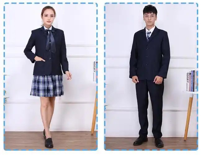 睿顺鑫深圳校服中学生秋冬季礼服男女统一衬衫西裤高中初中生礼服英伦