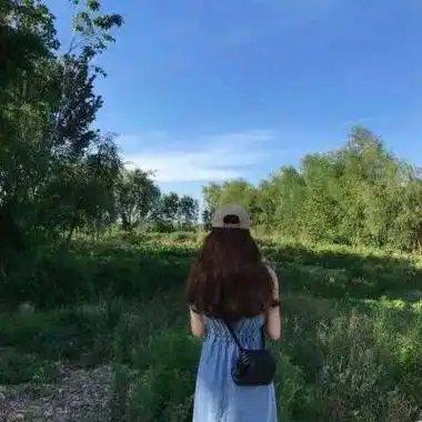 女生头像小清新背影女头像