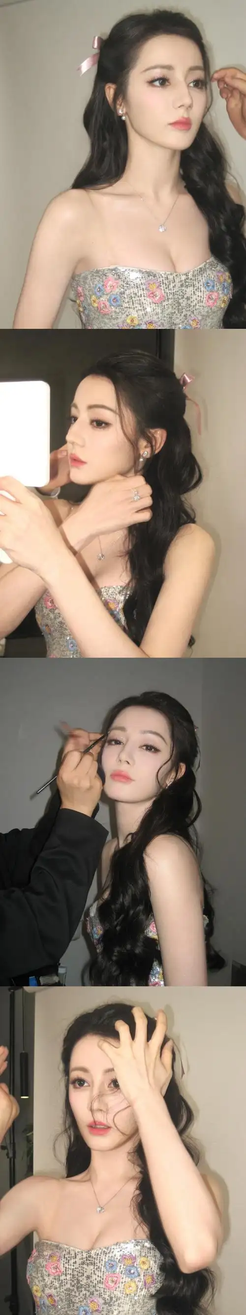 迪丽热巴小时候的童年照片