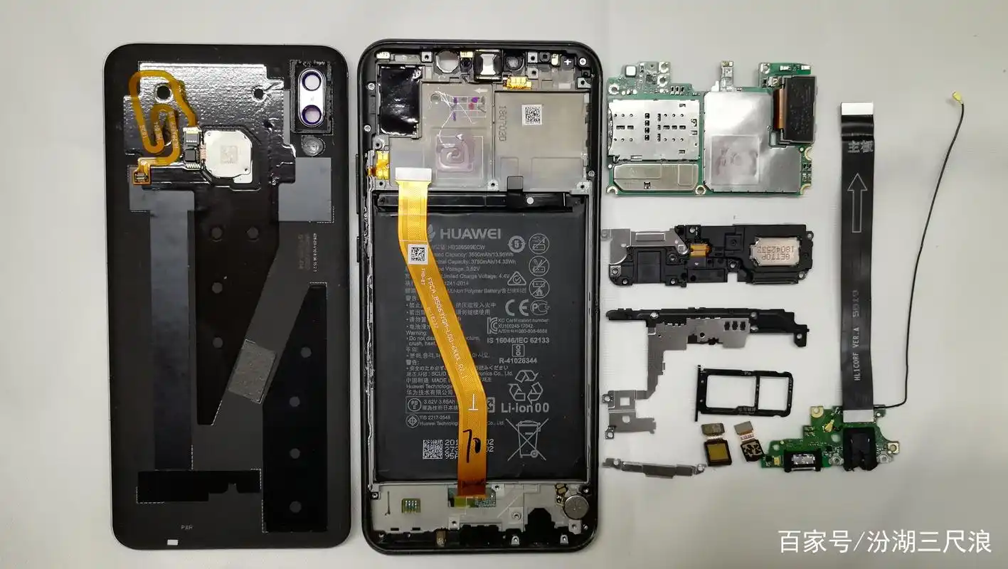 华为nova3高配手机拆机图解