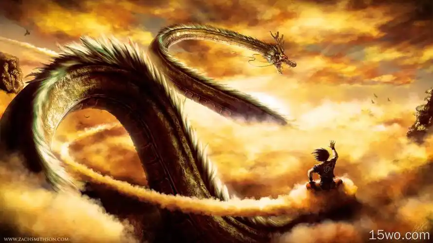 动漫 龙珠z 七龙珠 goku shenron anime 高清壁纸