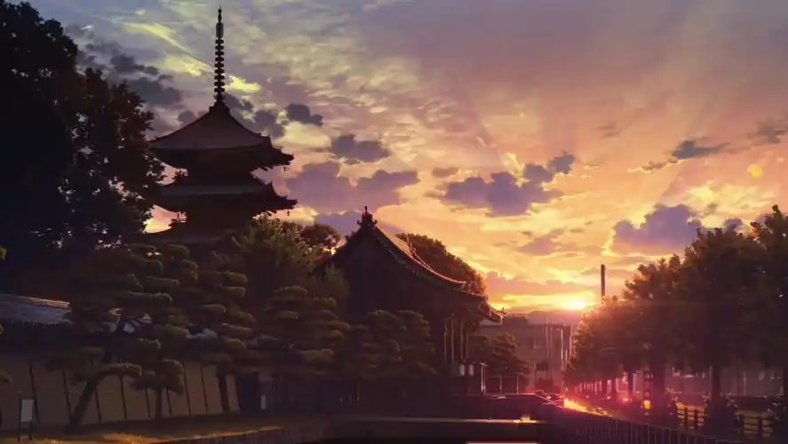 【4k】动漫中无法超越的绝美风景(1)