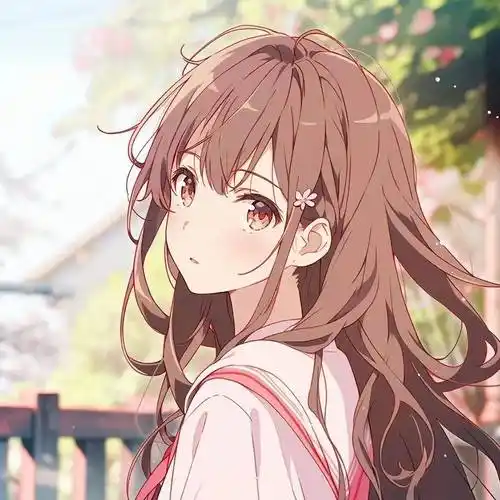 温柔浪漫的动漫女头_侵权_网络_图片