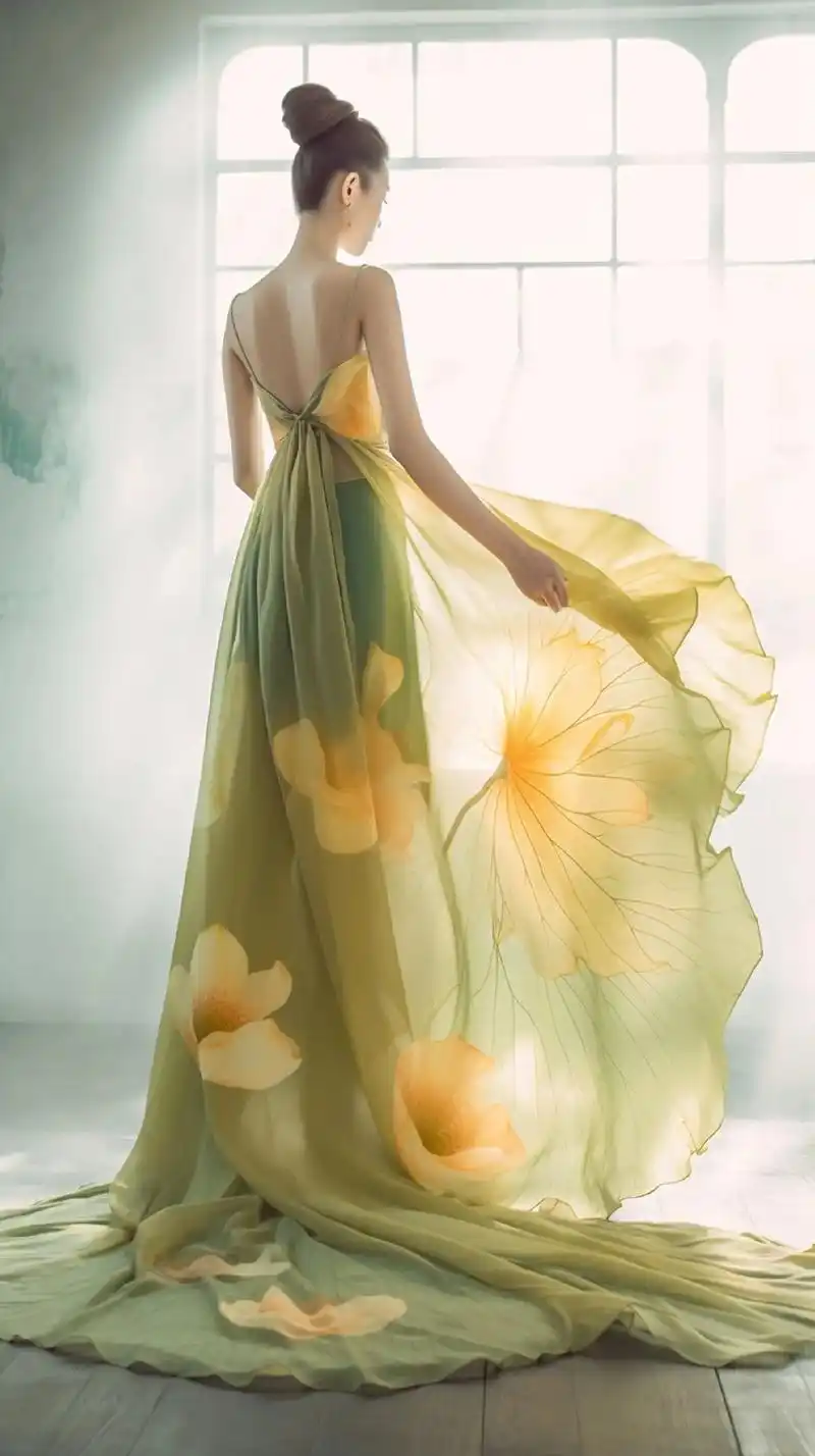 古装美女苗条影, 曲线玲珑思断肠. 背影轻柔步轻轻, 梳月梳 - 抖音