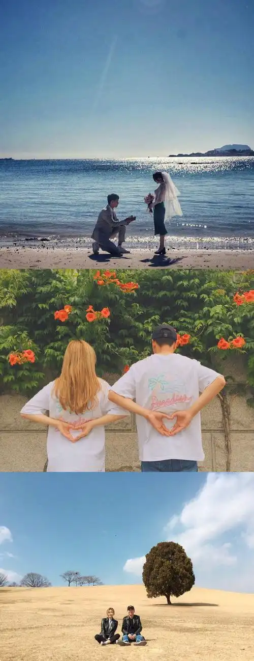 情侣拍照姿势参考