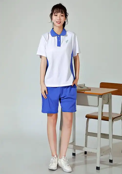 高中深圳校服中学生统一校服夏季男女短袖运动服上衣初中高中生校服裤