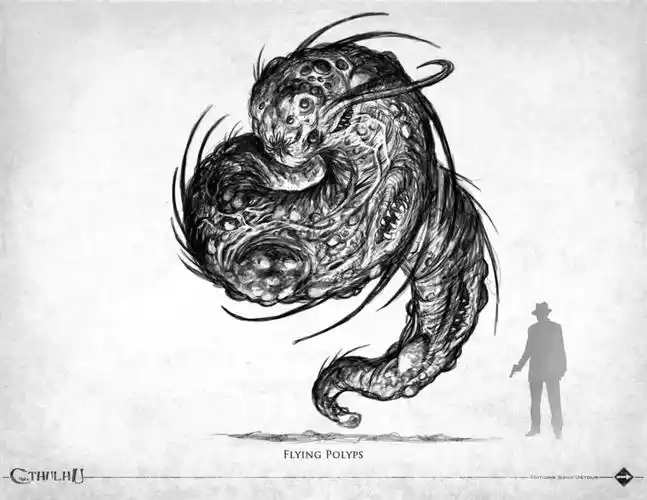 克苏鲁图集第二弹图多黑白稿同适合临摹