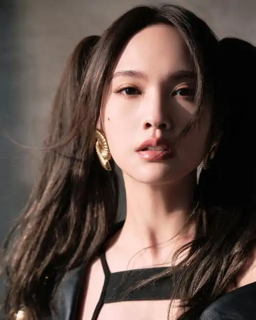 杨丞琳扎双马尾穿皮衣 造型又甜又酷视频,杨丞琳扎双马尾穿皮衣 造型