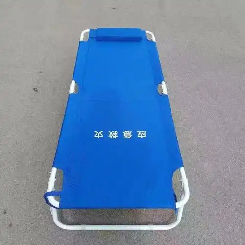 便携式两折简易折叠床民政应急救灾床担架式单人救援床-阿里巴巴