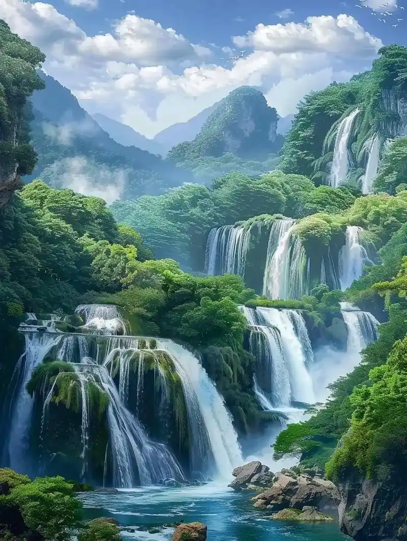 感受大自然的气息和美景 #唯有风景解千愁 #山水间的诗意画卷