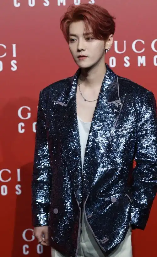 鹿晗超话#gucci红毯#好伟大一张脸@m鹿m