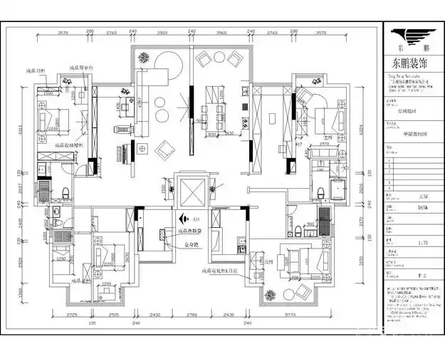 250万300平米现代大平层装修效果图,300平旧房翻新后现代风装修案例
