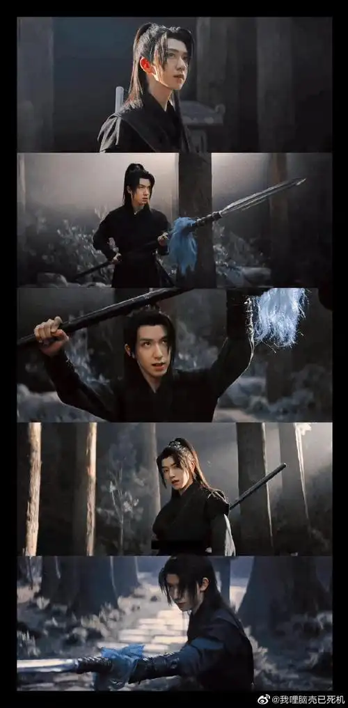 贺峻霖古装侠客造型