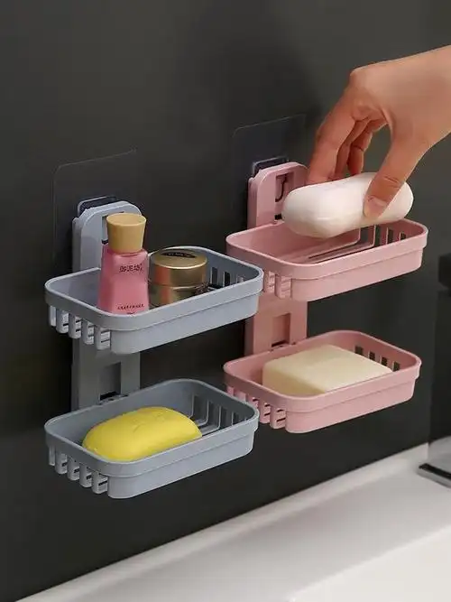 创意居家居卫生间用品用具小百货家用大全肥皂收纳神器生活小物件