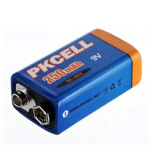 比苛 测线仪万用表对讲机无线麦克风专用9v250毫安方型可充电电池