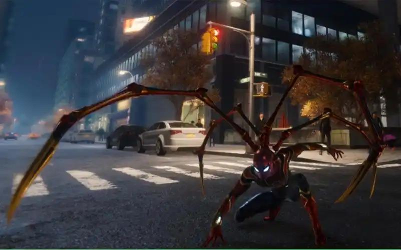 [4k] 漫威蜘蛛侠重制版 霸气钢铁战衣