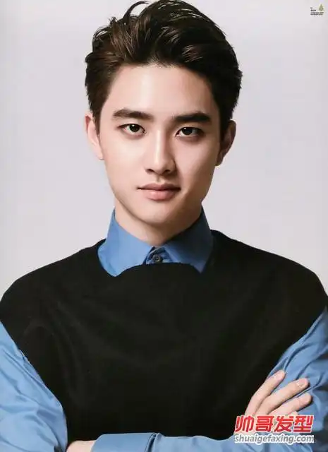 男生夏天最百搭的清爽利落露额头短发图片4