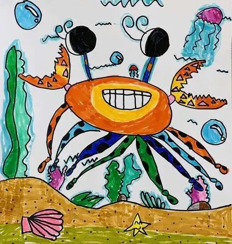 李艾熙4一5岁的绘画作品