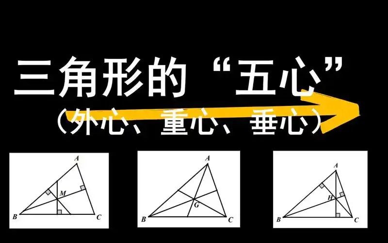 【七下数学】三角形五心2:外心,重心#三条线为什么交于同一个点
