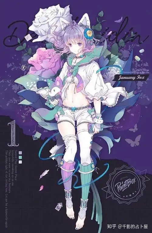 动物拟人化一个兽娘对应一个月份1月是狐4月最可爱