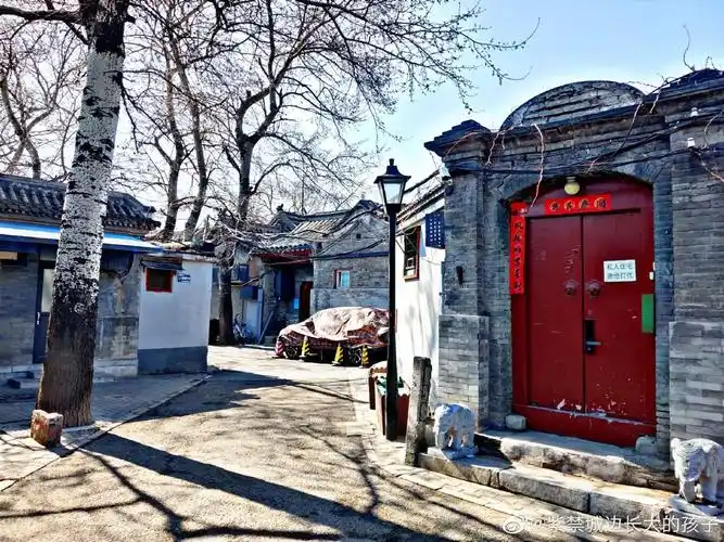 初春安静的北京胡同(豆角胡同景色,:@紫禁城边长大的孩子 )