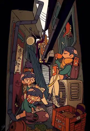 日本插画师kanekoshake绘画作品