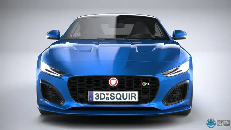 捷豹jaguar f-type r coupe 2021款汽车3d模型
