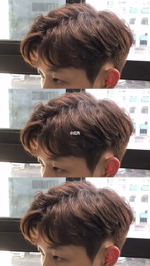 男士气垫烫发型 白敬亭同款发型_发型_气垫_男士发型_抬头纹_脸型