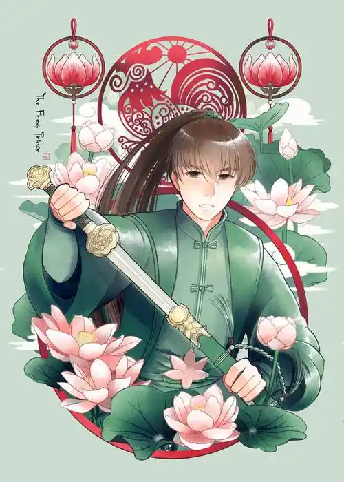 カエルの王子様mu的古风汉服插画图片