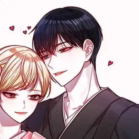 甜到爆二次元情侣头像图片