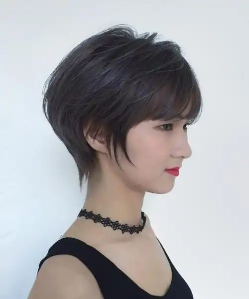 时尚女短发盖盖头女生各种锅盖头发型图片