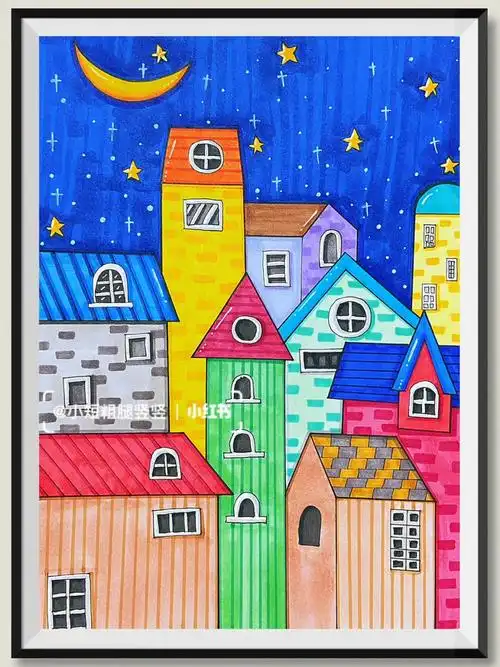 笔记灵感  #画画  #装饰  #创意美术  #临摹 #画画的汉堡   #马克笔