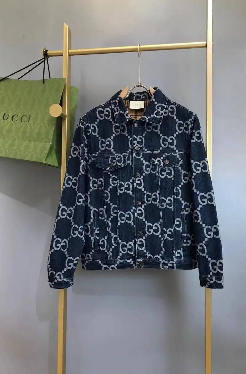 gucci古驰菠萝系列双g提花牛仔外套.ggucci古驰菠萝 - 抖音