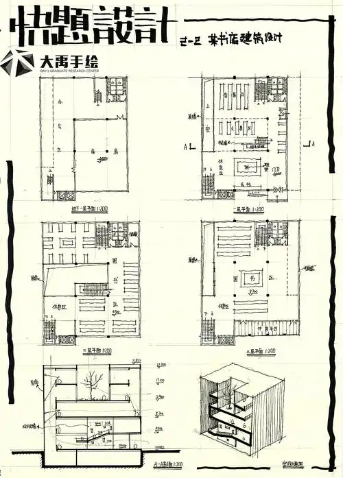 大禹手绘建筑快题欣赏(合辑)
