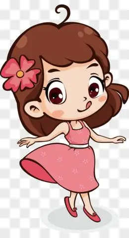 形象元素pngpsd卡通可爱q版吃货女孩免抠人物头像元素pngpsd创意卡通
