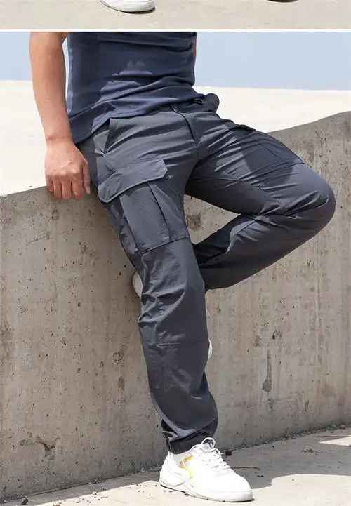 野战裤夏季薄款执政官逆风速干裤男战术裤轻薄弹力束脚裤军迷户外作训