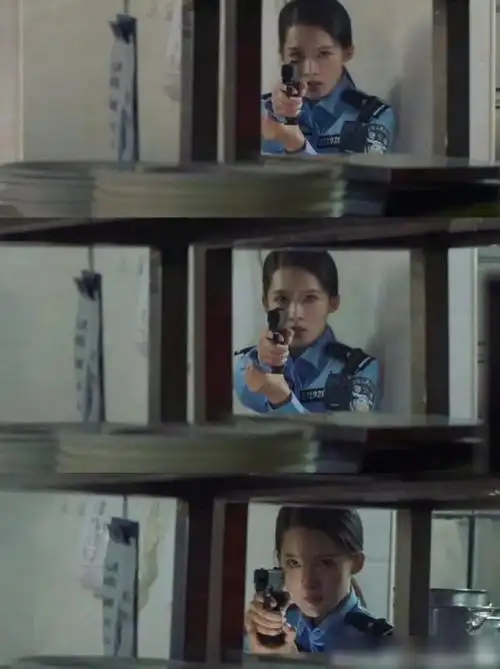 李沁警服style表演期间双眼泛红手臂颤抖又酷又飒简直a到不行