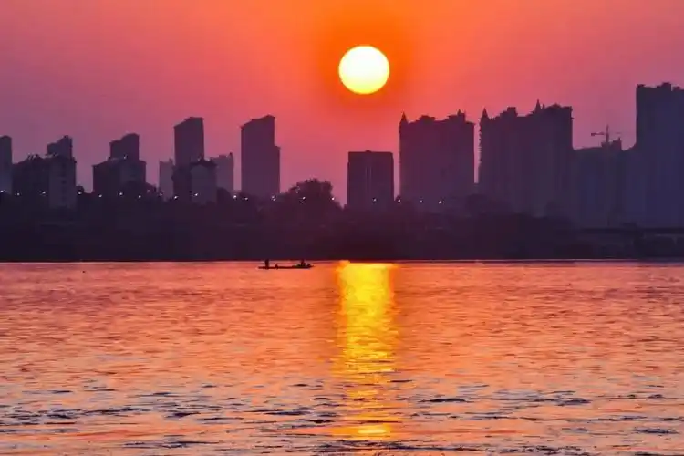 来抚州追晚霞!朋友圈素材 1