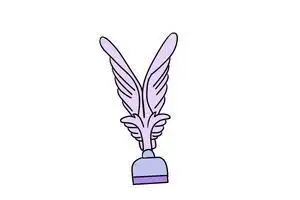 简笔画鸡毛毽子