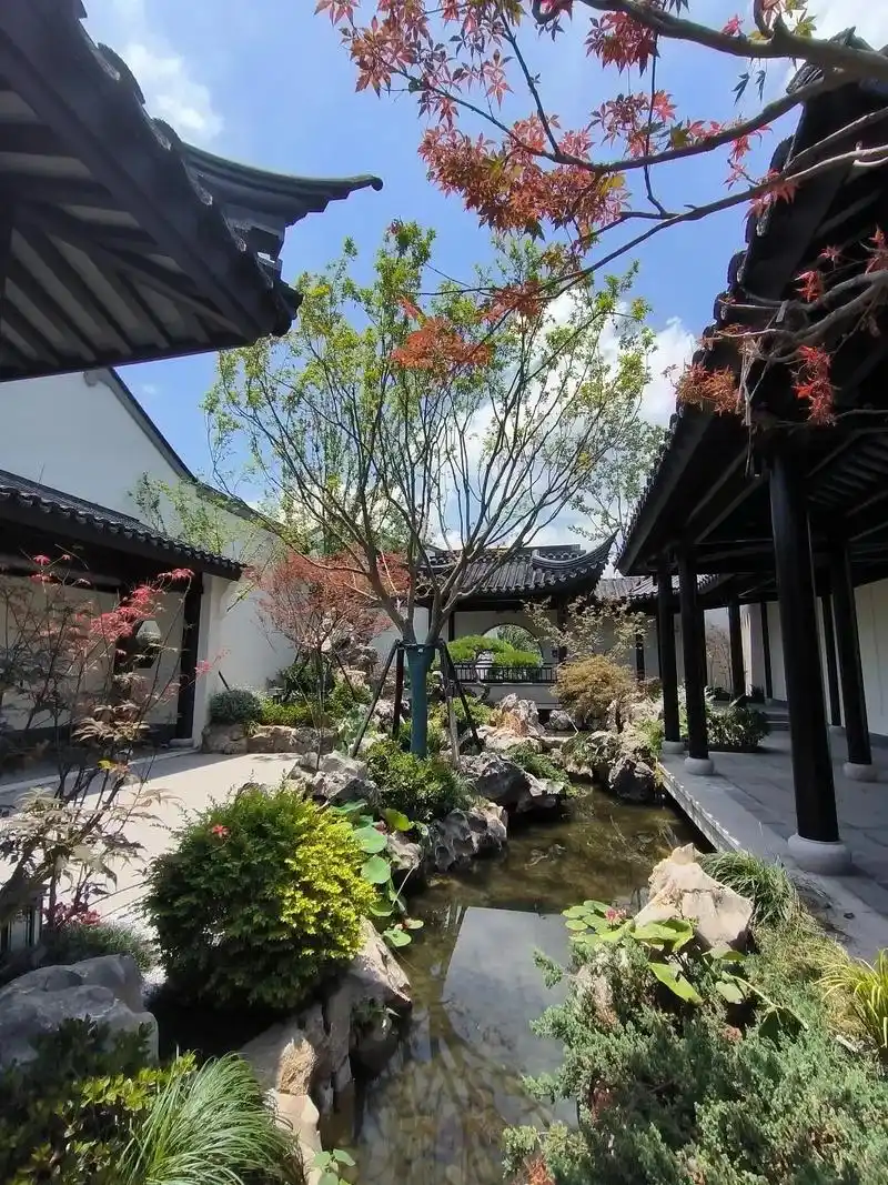 中式水景的主要特点是山水 - 抖音