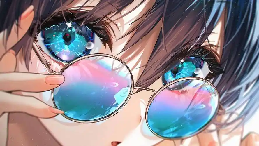 二次元 帅气 眼镜 阳光 4k高清动漫壁纸