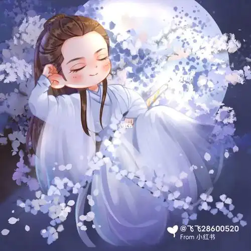 插画  ##q版头像  #q版人物 #肖战