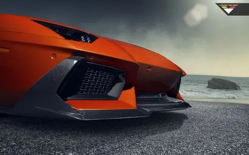 兰博基尼橙色超炫高清图集_汽车壁纸