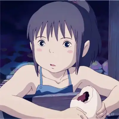 电影 人物 插画 封面 动漫 动画 二次元 千寻 荻野千寻 头像 动漫头像