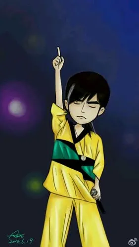 原创 手绘 q版 周杰伦 演唱会 无与伦比