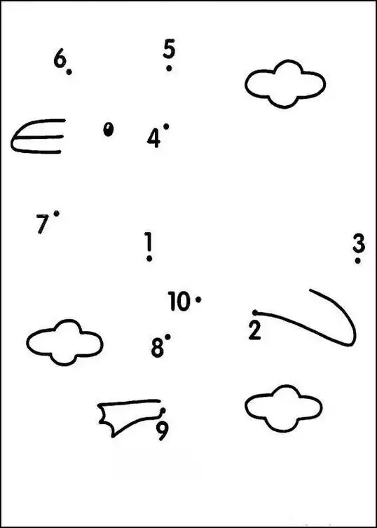 适合4-5岁宝宝的数字连线画～#幼儿简笔画数字画 #数字连线 - 抖音