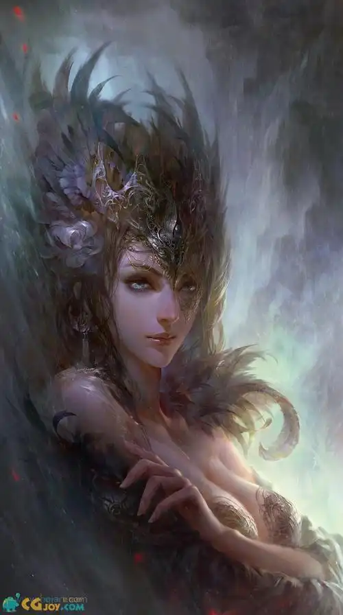 赚人气最新黄光剑插画作品集绘画过程四部教学视频笔刷201gb