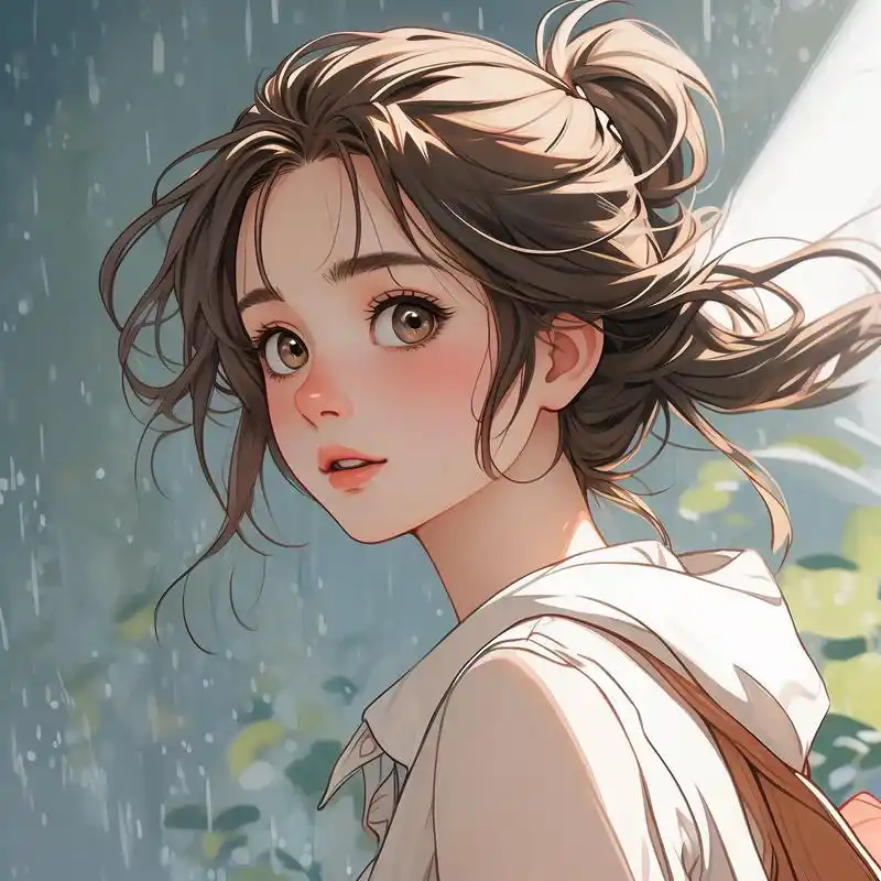 抖音最火卡通女孩头像979799