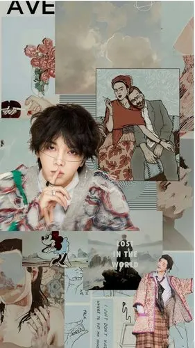 华晨宇 拼贴壁纸