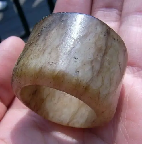 明代牛毛纹扳指.(结束)